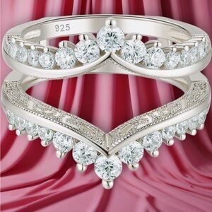 CROWN RING GUARD ENHANCER STERLING SILVER